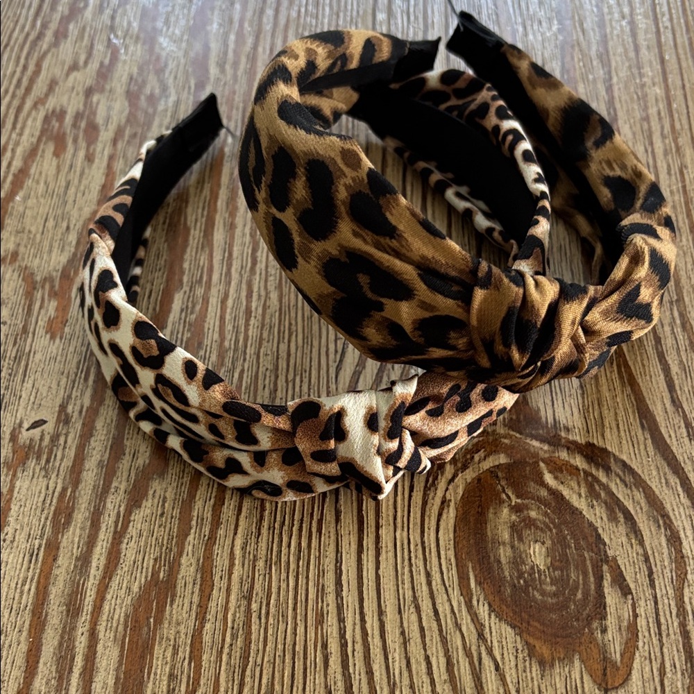 Leopard Print Knotted Headbands